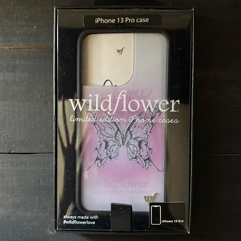 Chrome Butterfly wildflower case